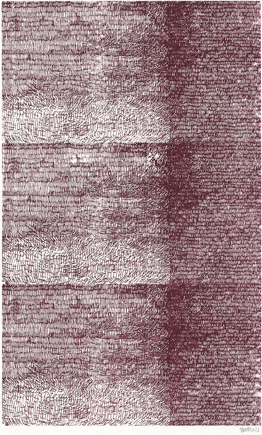 Rain 2 Rain 2023 Serigraphy 18x24 inches
